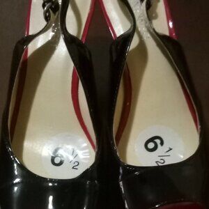 Nine West - Leopard Print and Red Heels.